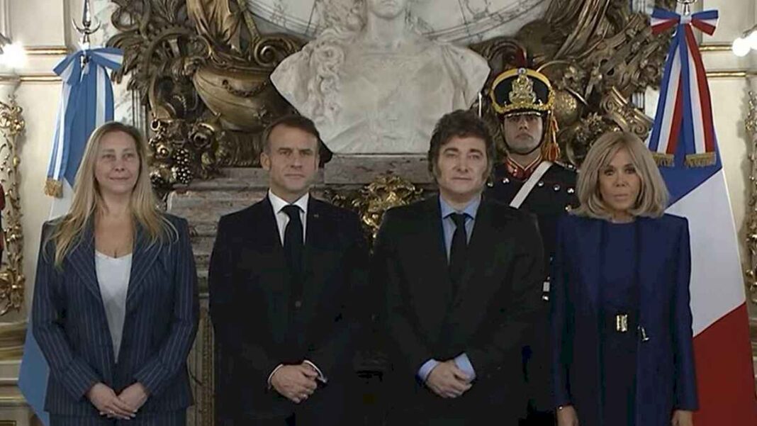 javier-milei-se-reune-con-emmanuel-macron-en-casa-rosada