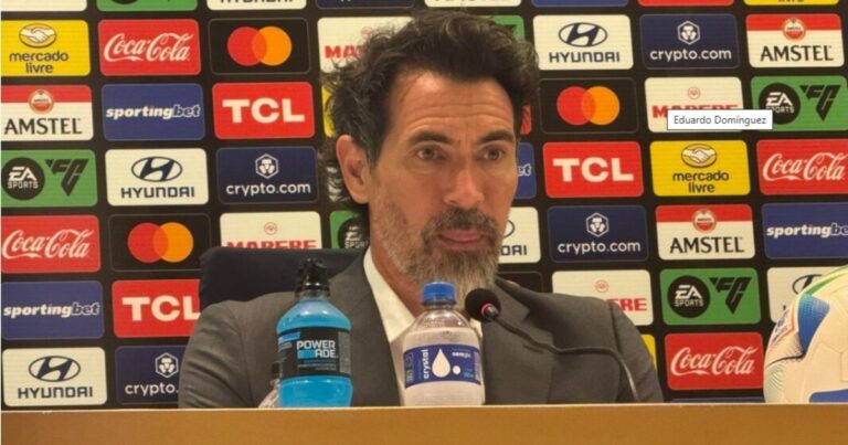 Las palabras de Eduardo Domínguez luego de la derrota de Estudiantes ante Flamengo: «En casa va a ser diferente»
