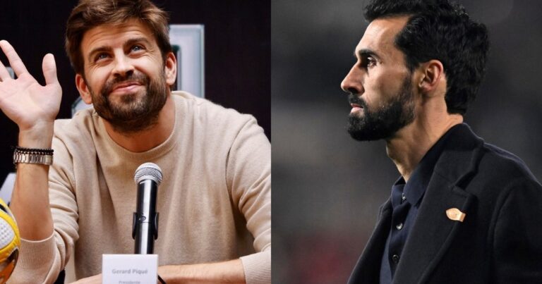 La gastada de Piqué a Arbeloa tras perder en su debut