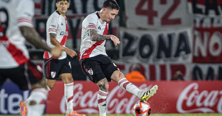 Aníbal Moreno, el primer «recuperado» por Coudet en River: ante Sarmiento tuvo una actuación para volver a ponerse en el radar de Scaloni