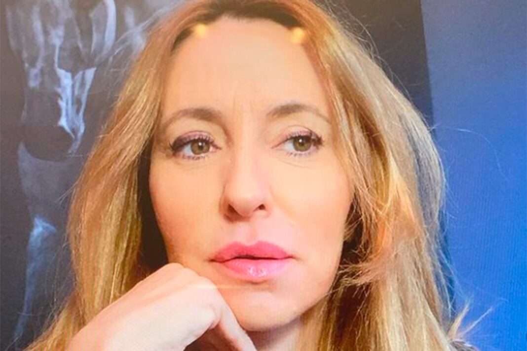 Analía Franchín y su madre Amalia en una fotografía familiar.