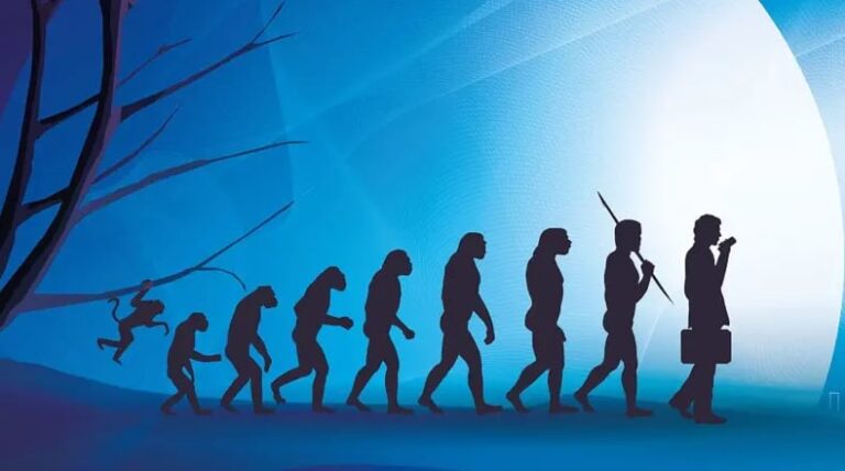 Ilustración que muestra una figura humana con superposiciones de la columna vertebral, el recorrido del nervio laríngeo y la estructura del ojo.