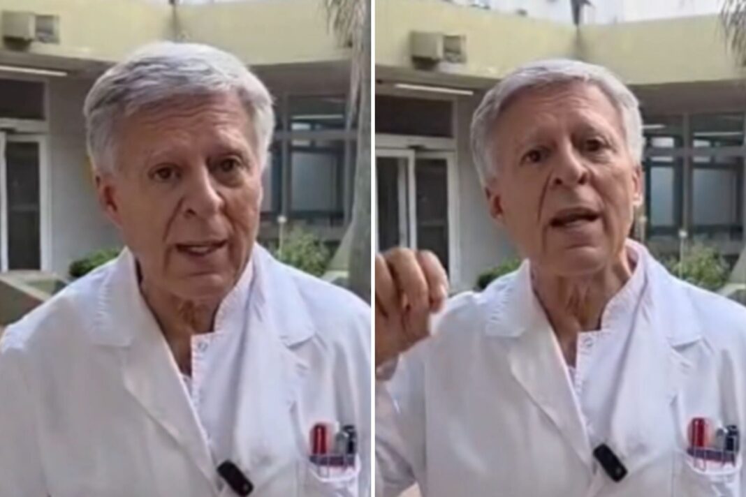 El doctor Daniel López Rosetti hablando sobre hábitos saludables y longevidad.