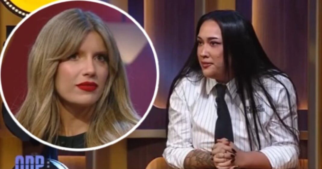 Evelyn Botto y Laurita Fernández en el programa de televisión Otro Día Perdido