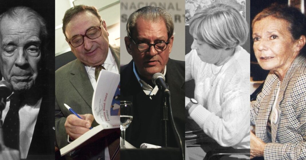 Vista aérea de los pabellones de la Feria Internacional del Libro de Buenos Aires, con multitud de visitantes.