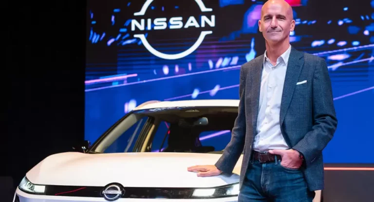 Ricardo Flammini, presidente de Nissan Argentina, durante el lanzamiento del Nissan Kait