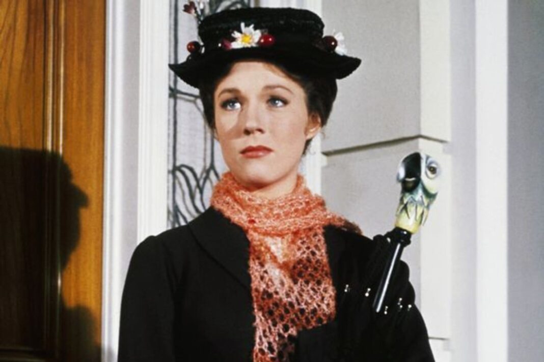 Julie Andrews, actriz conocida por su papel en Mary Poppins