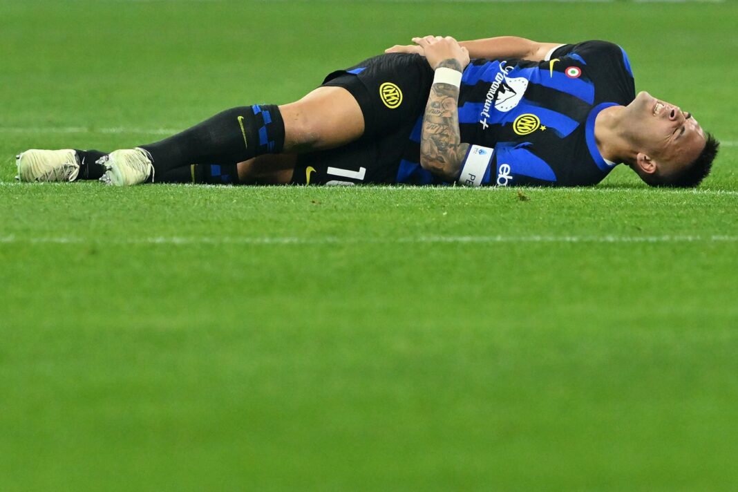 Lautaro Martínez en acción con la camiseta del Inter de Milán