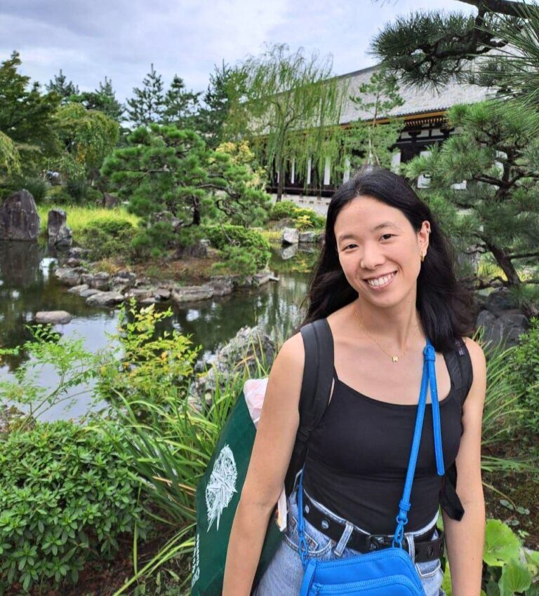 Miabi Hatanaka, arquitecta argentina de ascendencia japonesa, reflexionando sobre diseño y cultura.