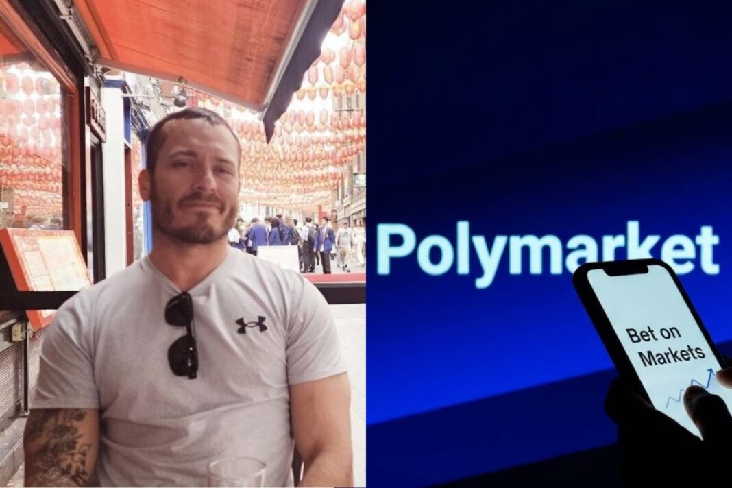 Captura de pantalla de la plataforma Polymarket mostrando mercados de predicciones