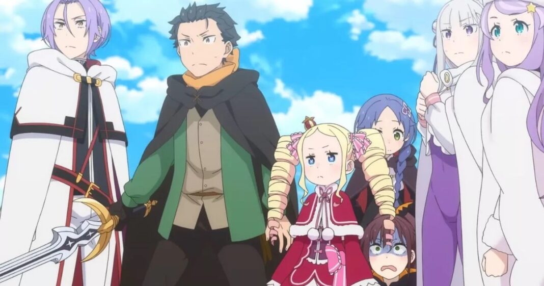 Ilustración promocional de la cuarta temporada del anime Re:ZERO -Starting Life in Another World-