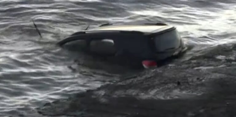 Operativo de rescate en la costa del Río de la Plata