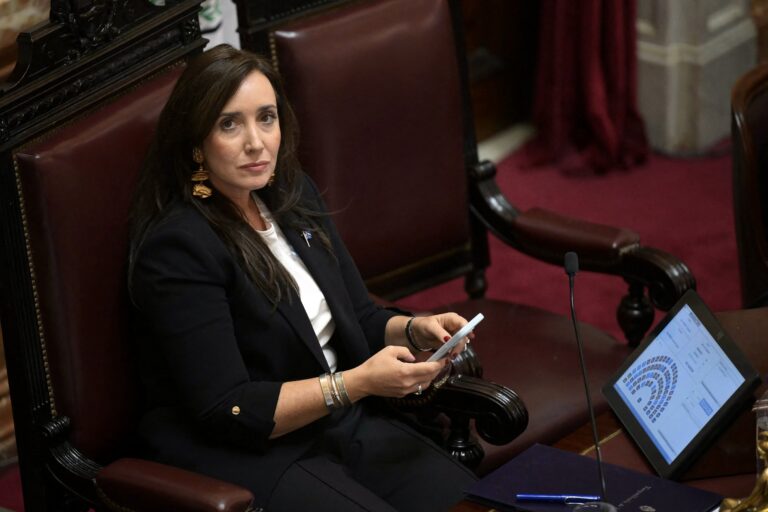 Victoria Villarruel en un acto oficial