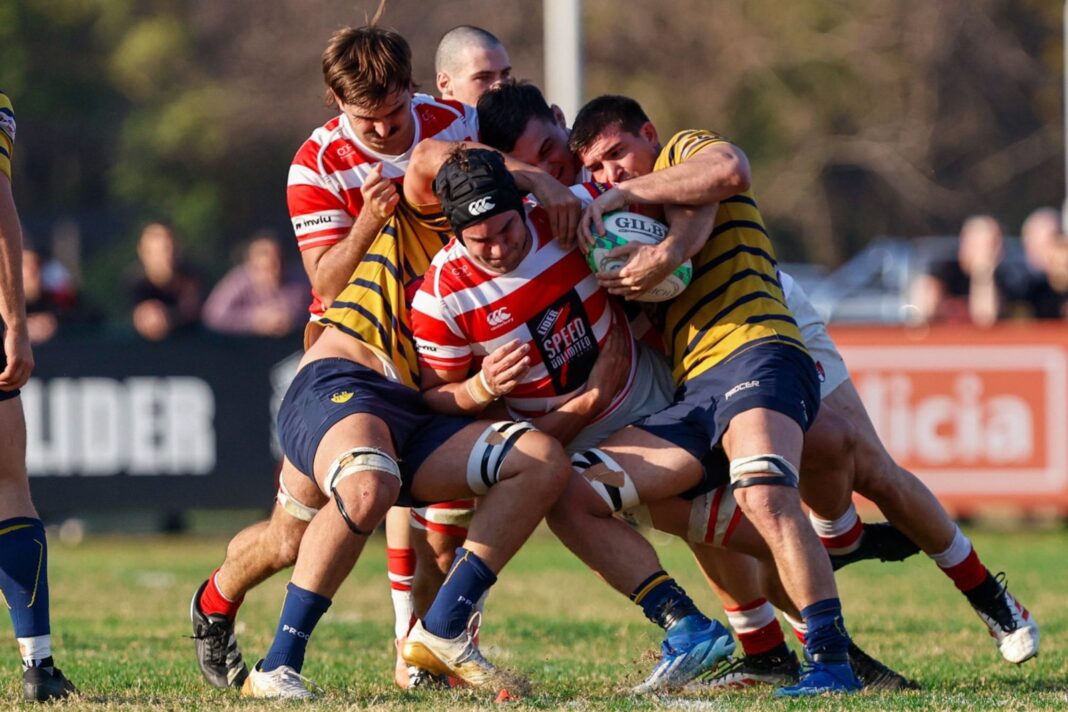 Partido de rugby entre Alumni y Regatas Bella Vista en el Top 14 de la URBA