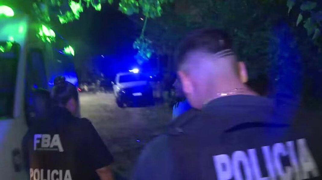Escena del crimen en Villa Ponsati, La Plata