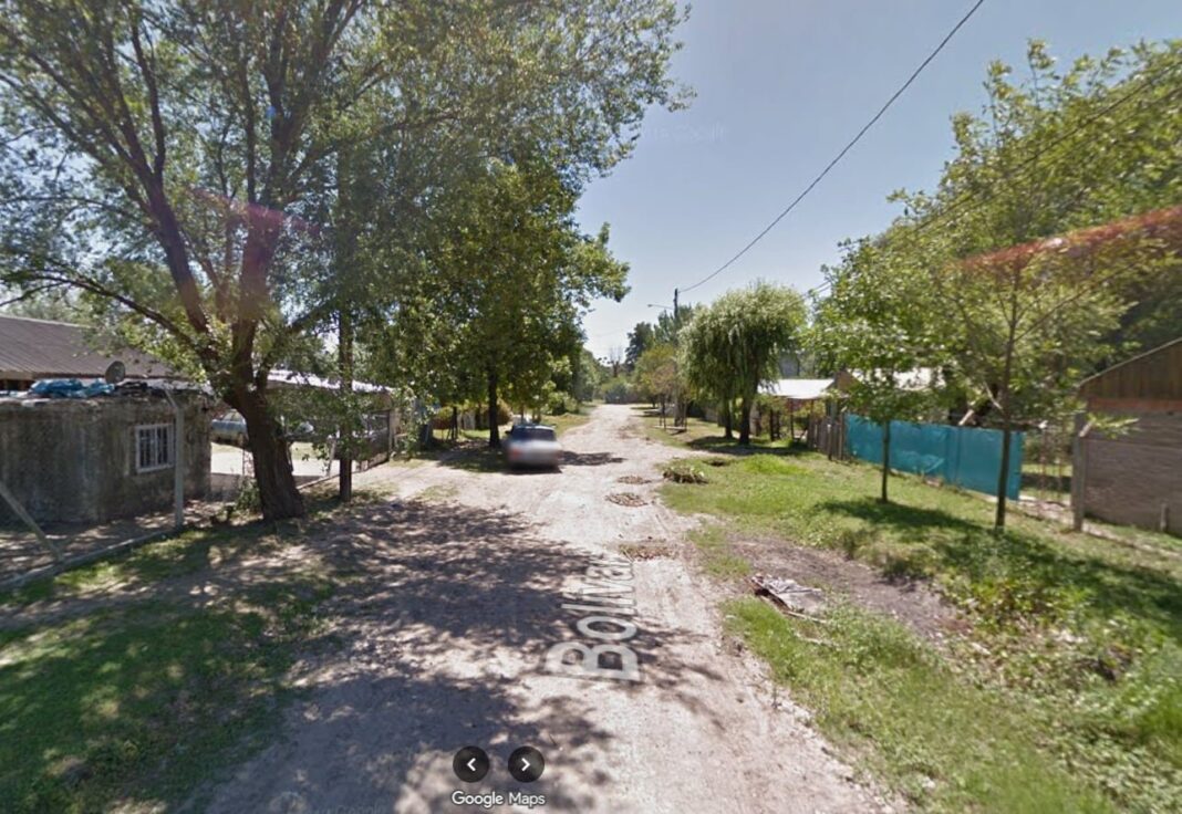 Policía en la escena del crimen en Moreno