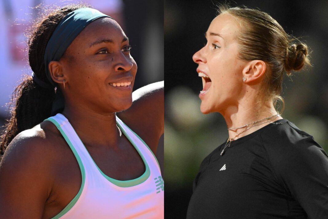 Coco Gauff y Elina Svitolina en la final femenina del Masters 1000 de Roma 2026