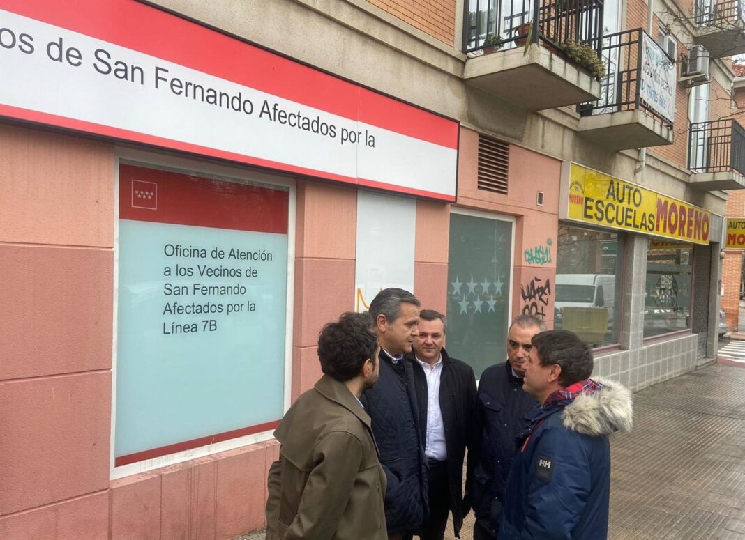 Estación de metro Línea 7B en San Fernando de Henares