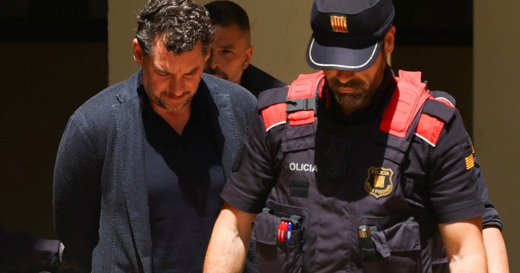 Jonathan Andic, vicepresidente de Mango, durante una declaración judicial