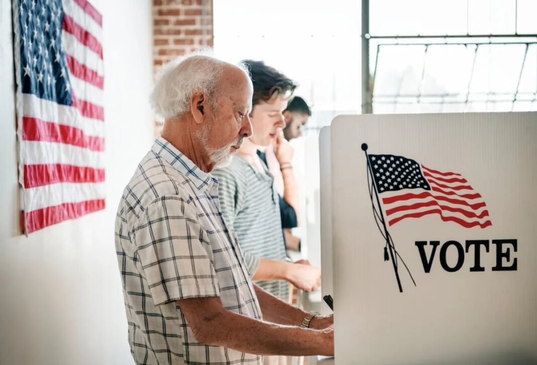 Mapa de Estados Unidos con fechas de elecciones primarias de mayo 2026