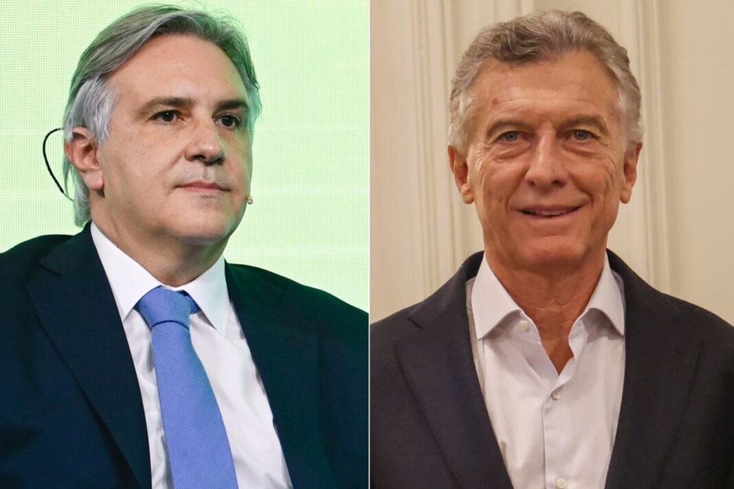 Mauricio Macri y Martín Llaryora en un encuentro político