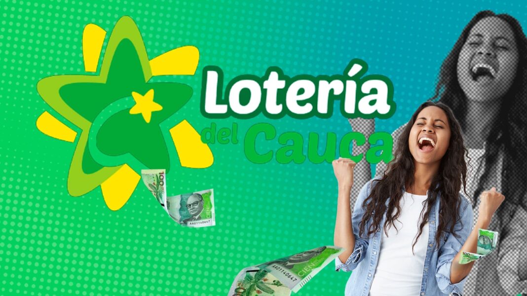 Boleto de la Lotería del Cauca con el número ganador 2062 y serie 116