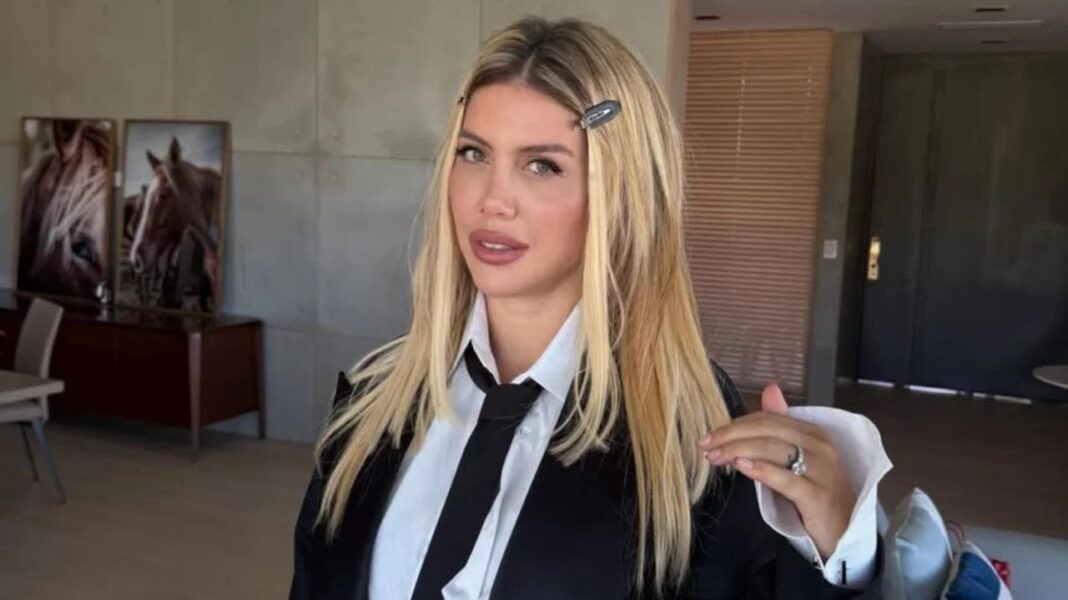 Wanda Nara en la entrega de los Premios Martín Fierro