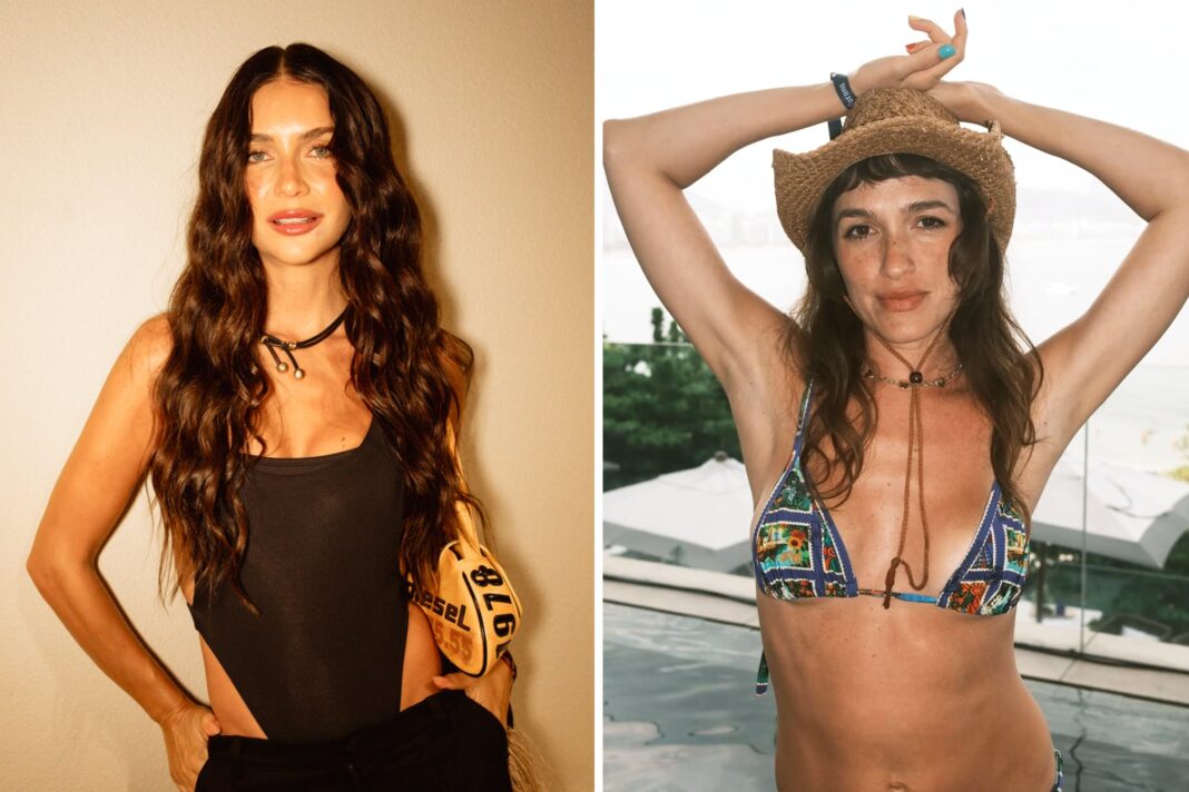 Zaira Nara y Candela Vetrano en las playas de Río de Janeiro durante el show de Shakira