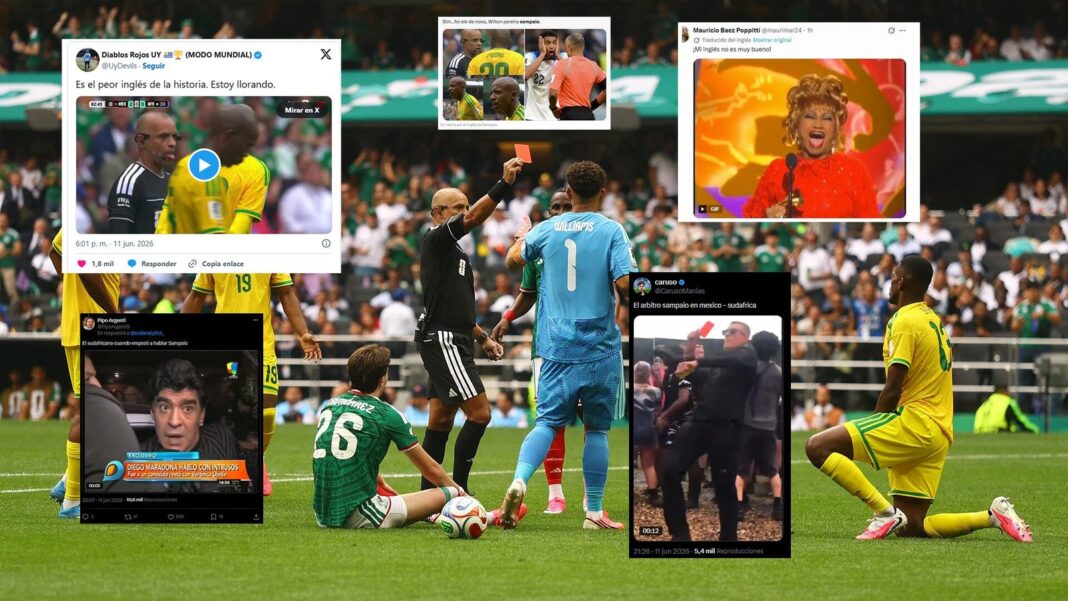 Wilton Sampaio durante el partido México vs Sudáfrica en el Mundial 2026