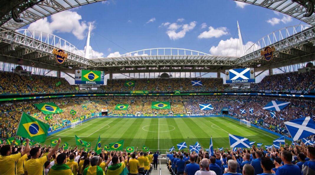 Estadio Hard Rock Stadium Miami donde se juega Brasil vs Escocia por el Mundial 2026