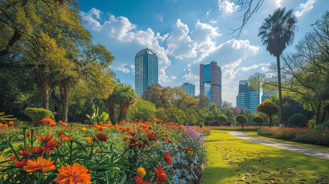 Mapa del clima de Houston con indicadores de temperatura y precipitación