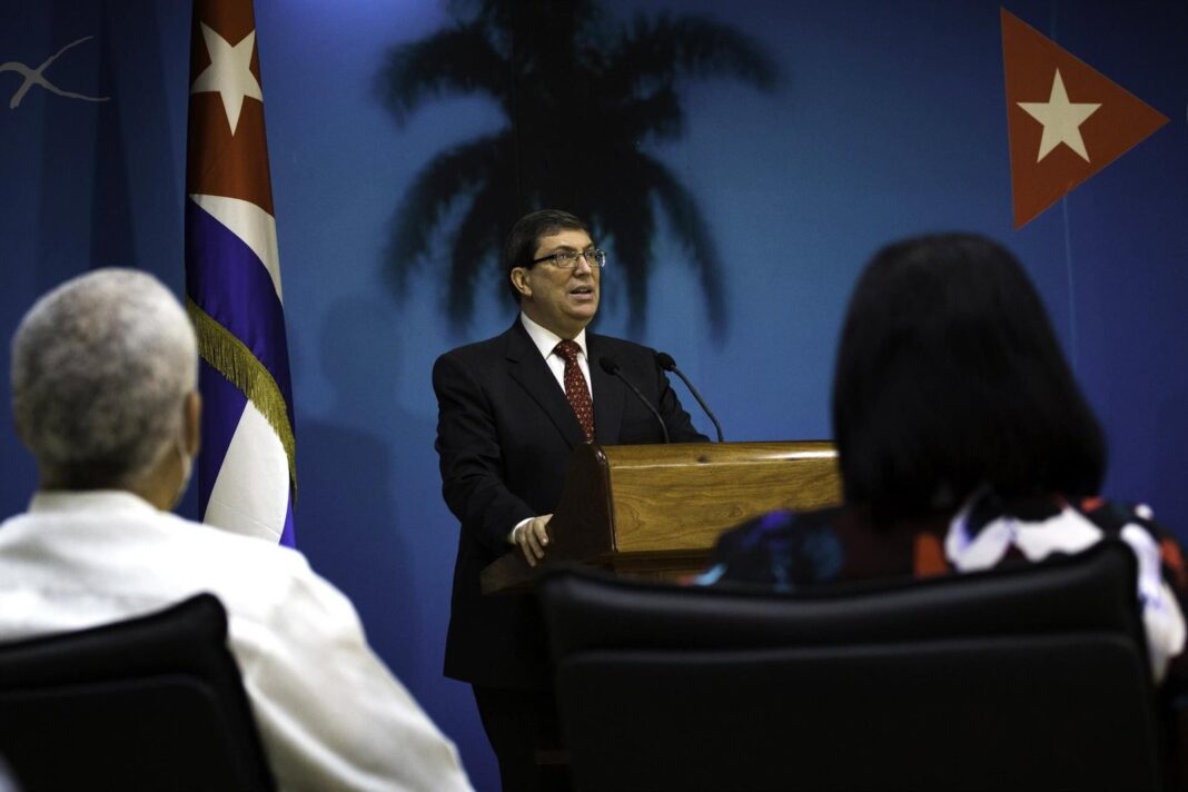 Bruno Rodríguez, ministro de Relaciones Exteriores de Cuba