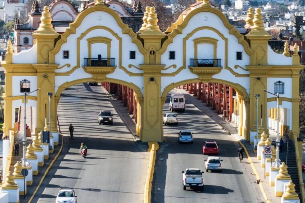 Puente Alsina en obras de repavimentación y mejora