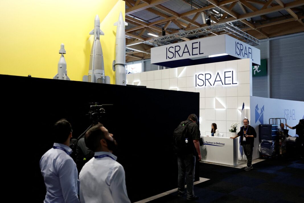 Logotipo de Elbit Systems, empresa israelí de tecnología militar