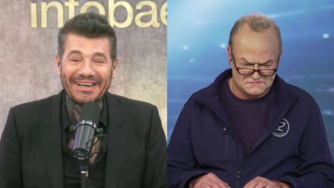 Humorista caracterizado como Marcelo Bielsa en programa Infobae Mundial