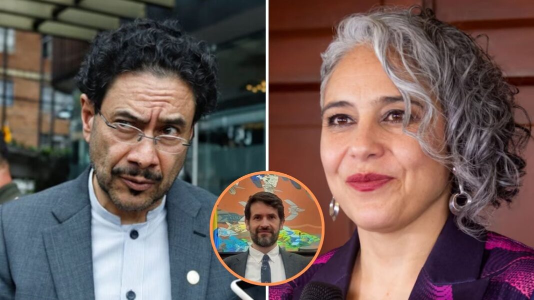 Iván Cepeda y María José Pizarro en el Congreso