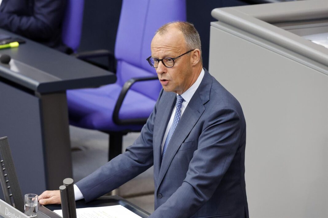 Friedrich Merz, canciller alemán, en declaraciones previas a la cumbre del G7