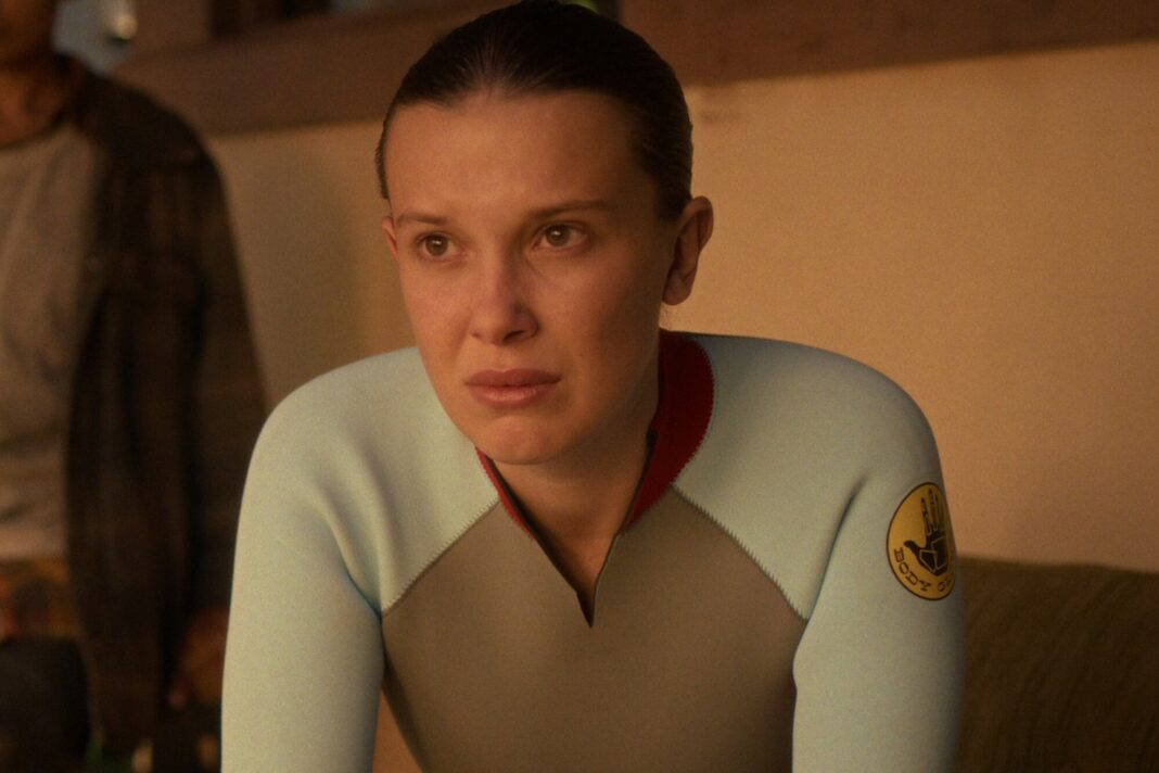 Millie Bobby Brown en una escena de Stranger Things