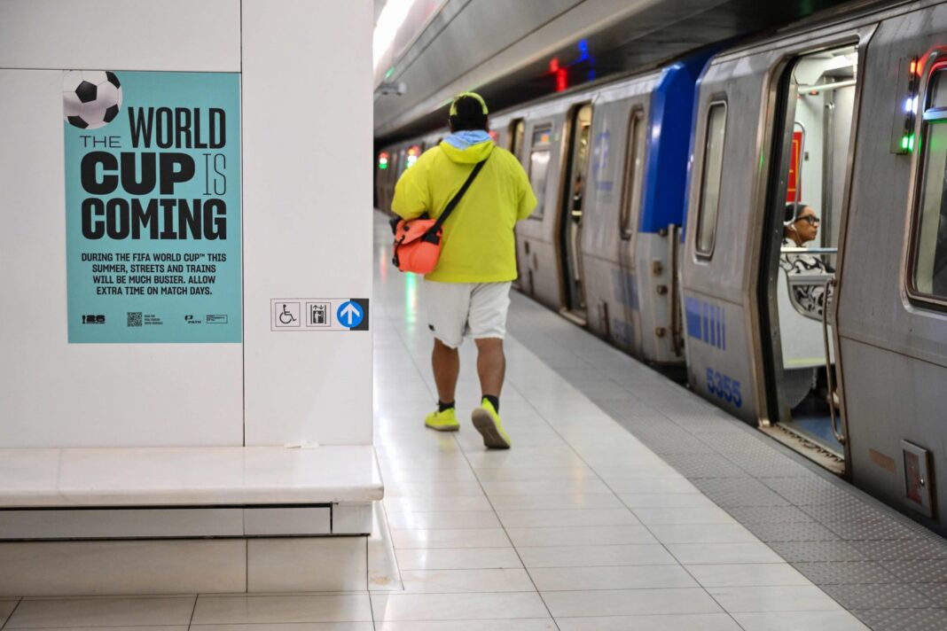 Estadio MetLife durante el Mundial 2026 con servicios de transporte