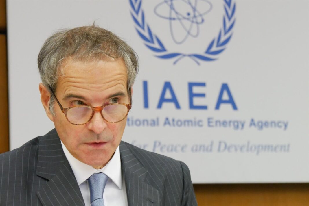 Rafael Grossi en rueda de prensa en Fukushima
