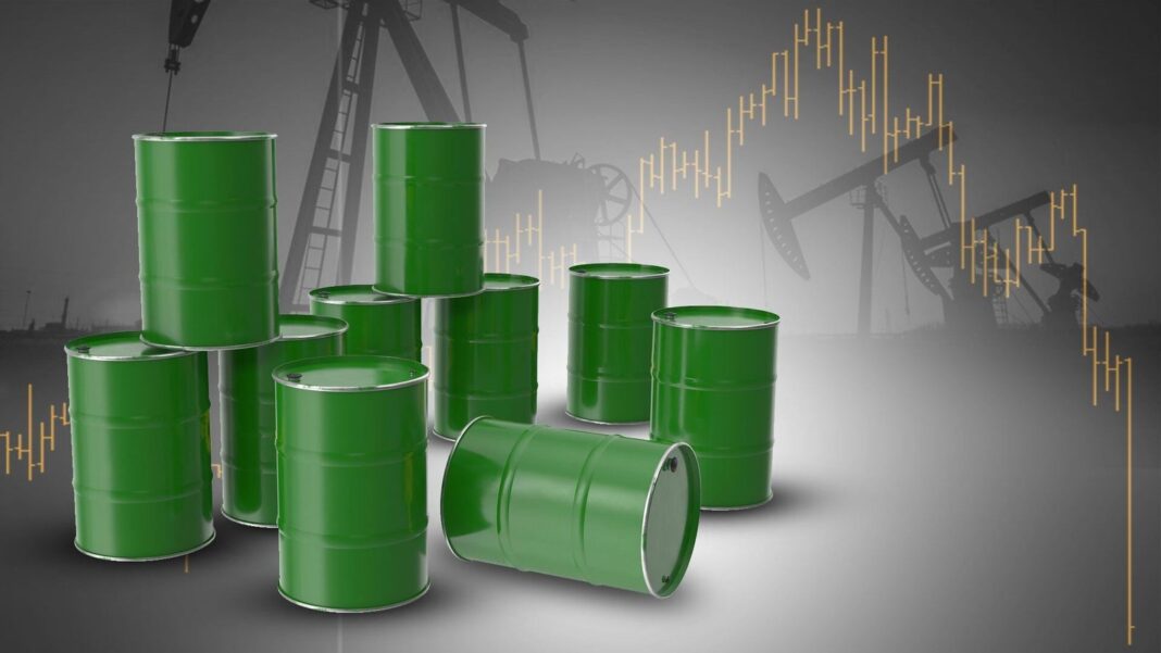 Gráfico del precio del barril de petróleo mexicano