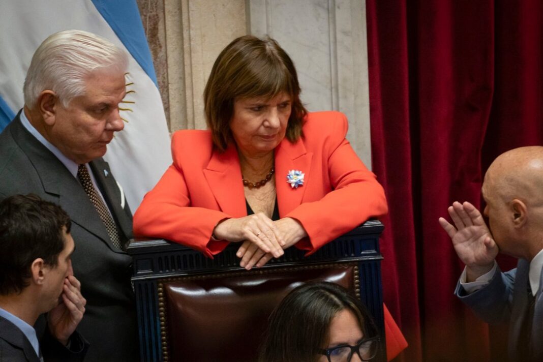 Senado de Argentina durante sesión