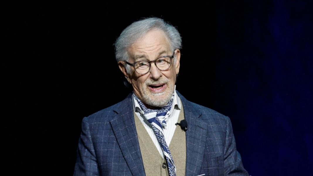 Steven Spielberg en una entrevista