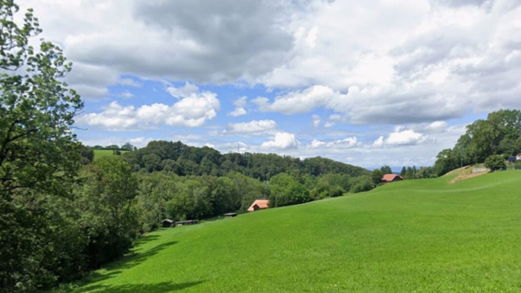 Acantilados del río Gérine en el cantón de Friburgo, Suiza