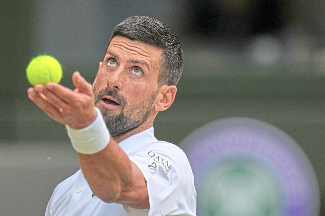Cancha central de Wimbledon durante el torneo de 2026