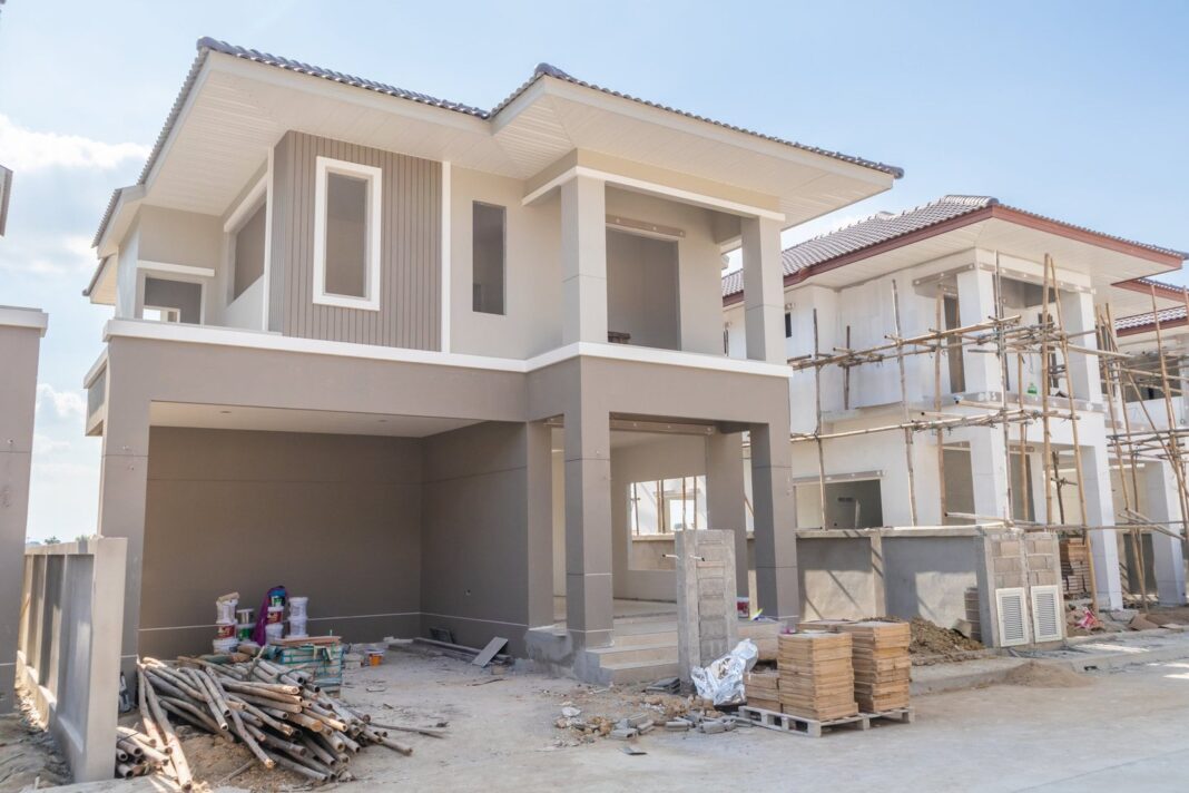 Casa en construcción de 60 metros cuadrados