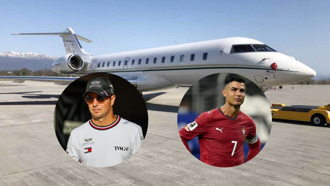 Avión Bombardier Global Express XRS similar al de Checo Pérez