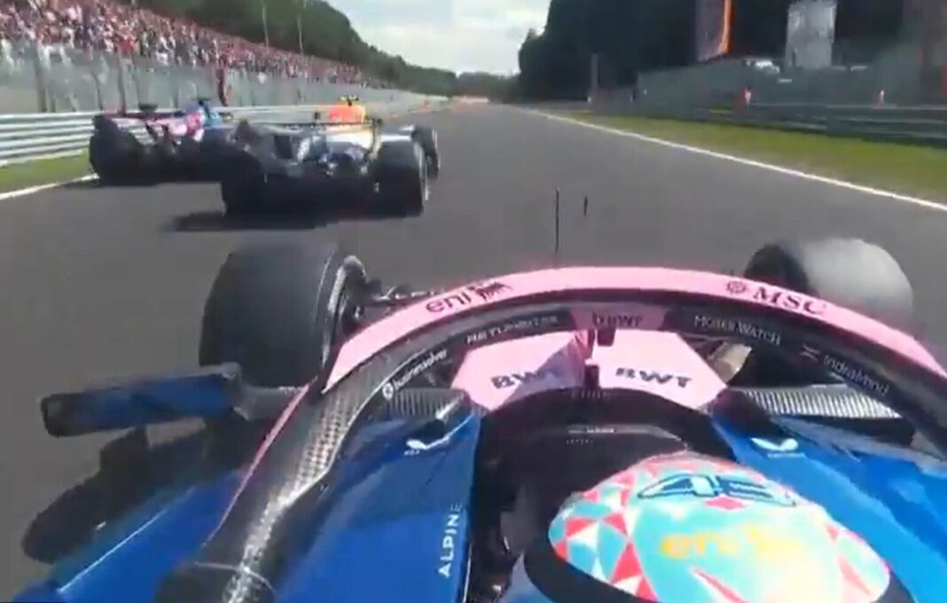 Franco Colapinto en el circuito de Spa Francorchamps durante el Gran Premio de Bélgica