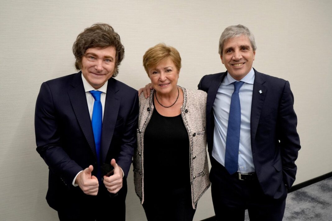 Kristalina Georgieva, directora gerente del FMI, en un evento oficial