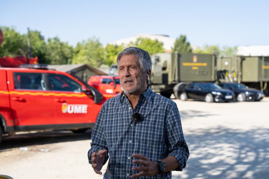 Fernando Grande-Marlaska en entrevista en TVE